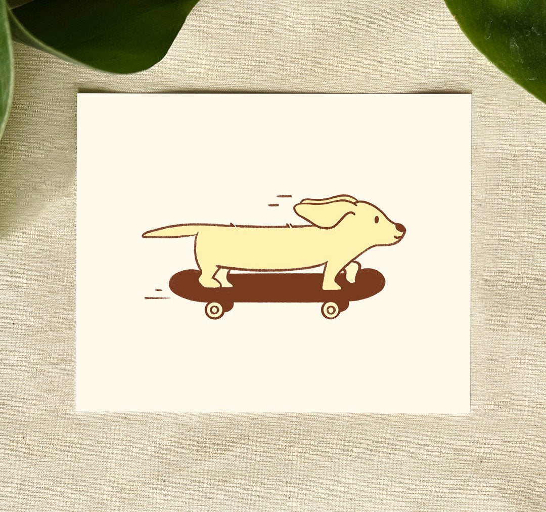 Skate Dog 8x10 Print