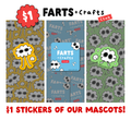 Sticker Vending Machine Pull