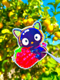 Raspberry Choco Kitty Sticker