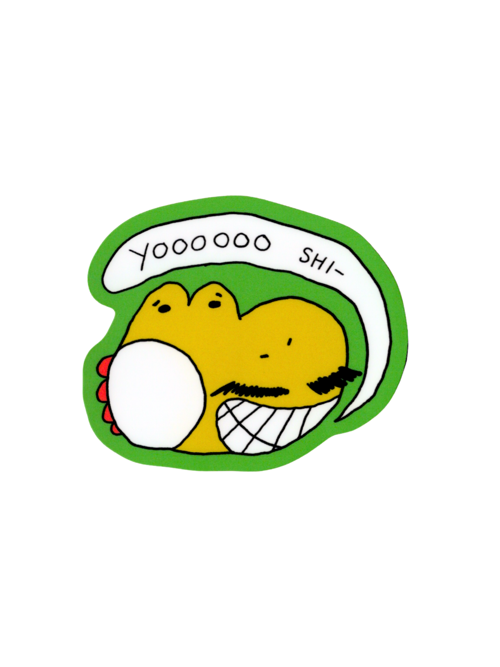 "Yoooo Shi-" Yoshi Sticker