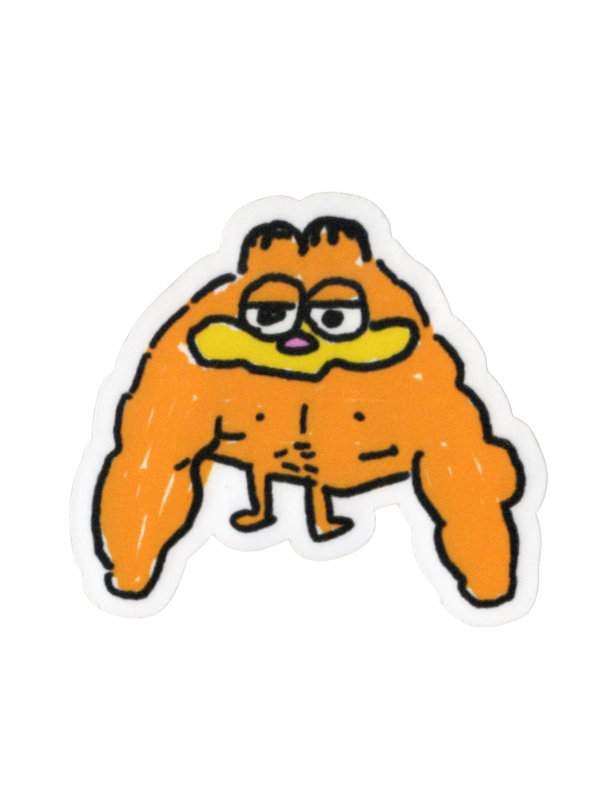 Buff Cat Sticker