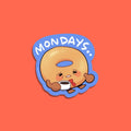 Monday Bagel Sticker