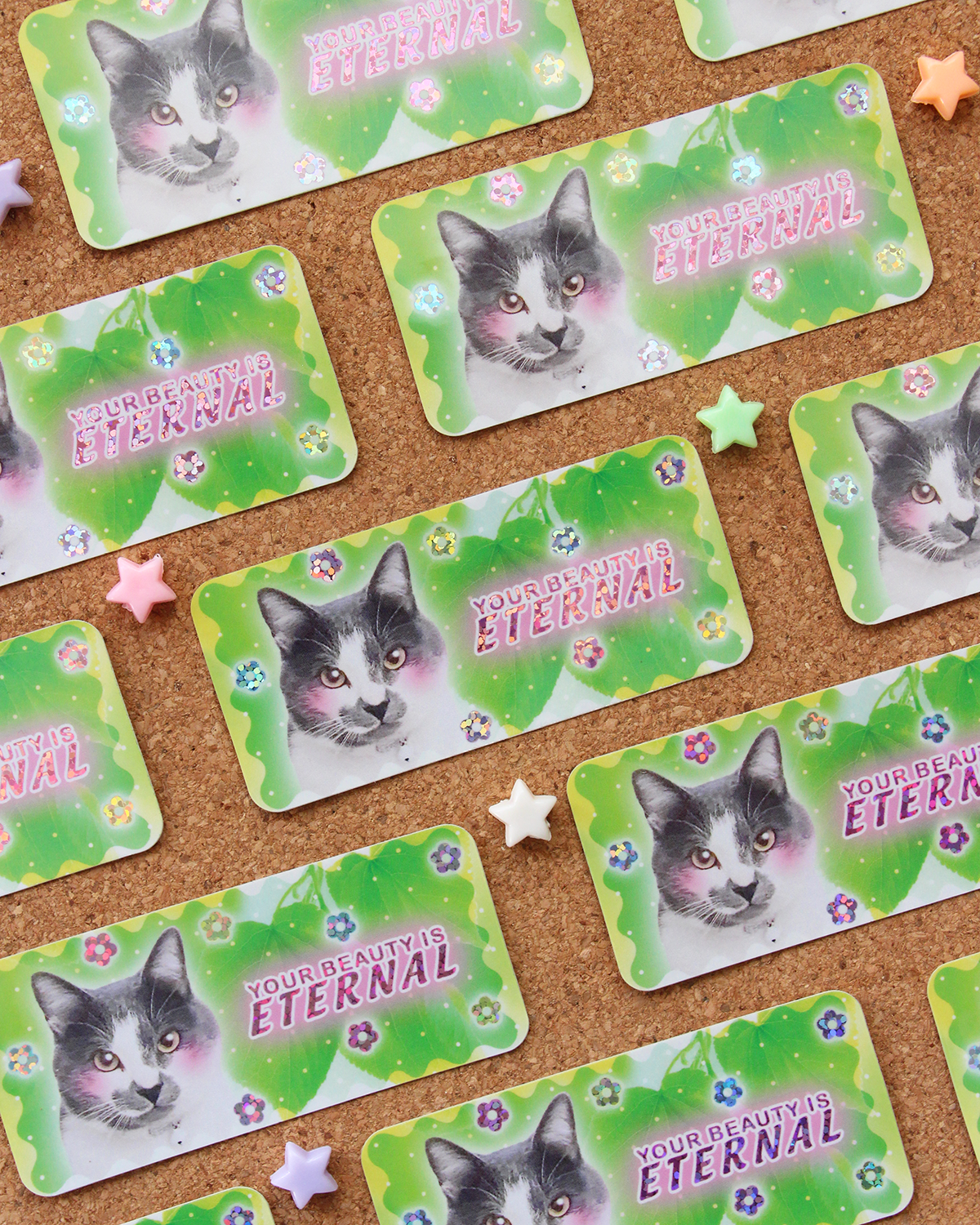 Eternal - Cat Motivational Sticker