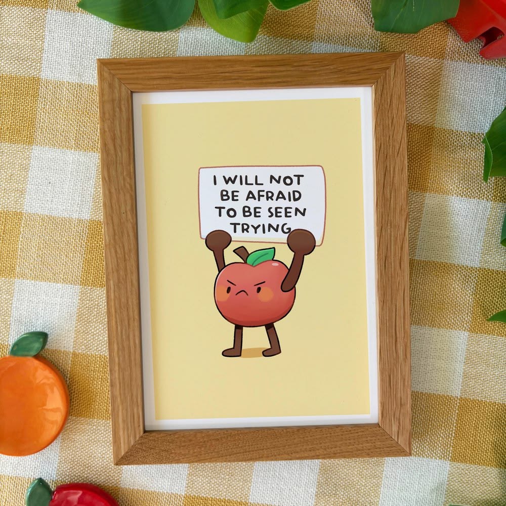 Not Afraid to Try Mini Print