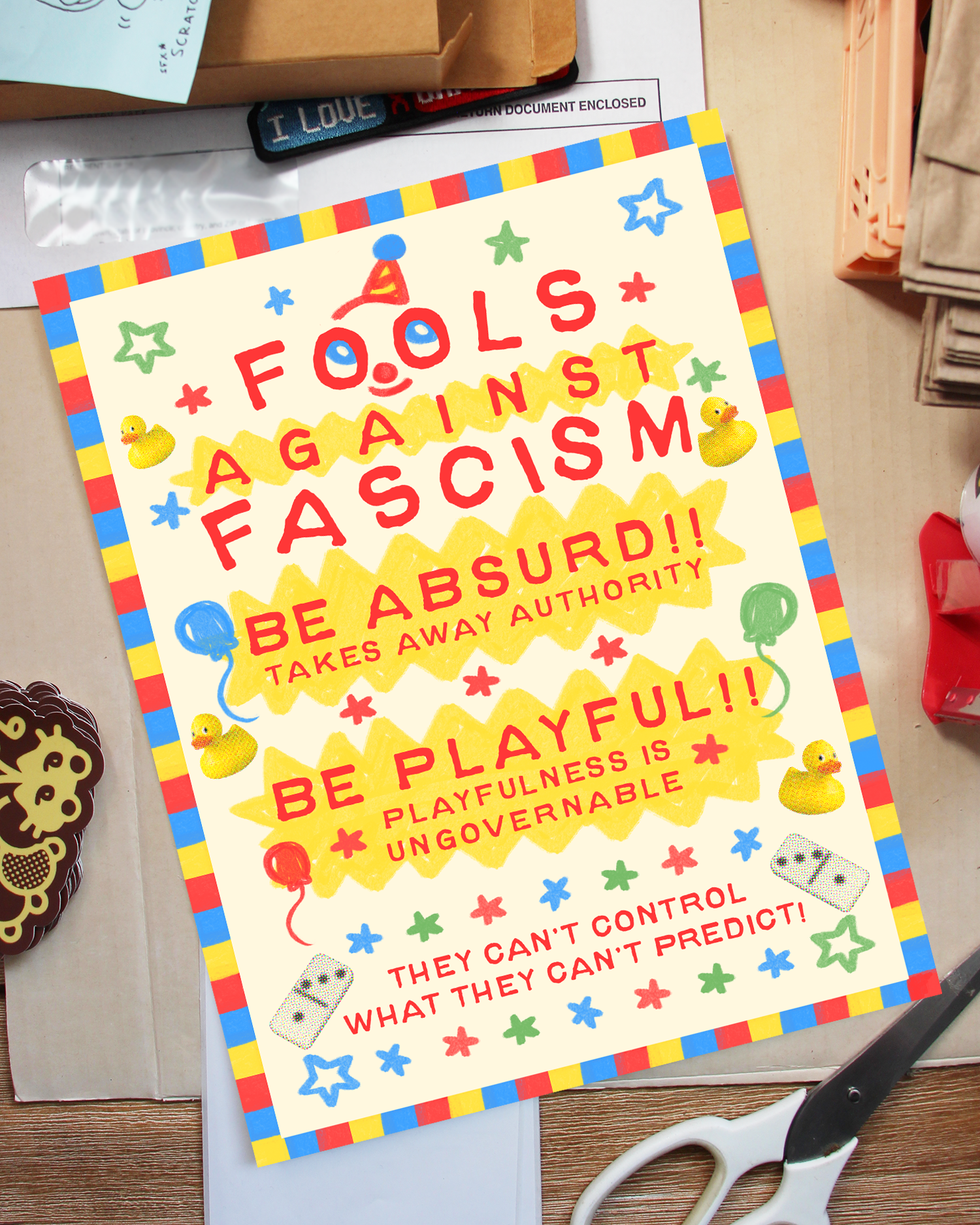 Fool's Protest Print