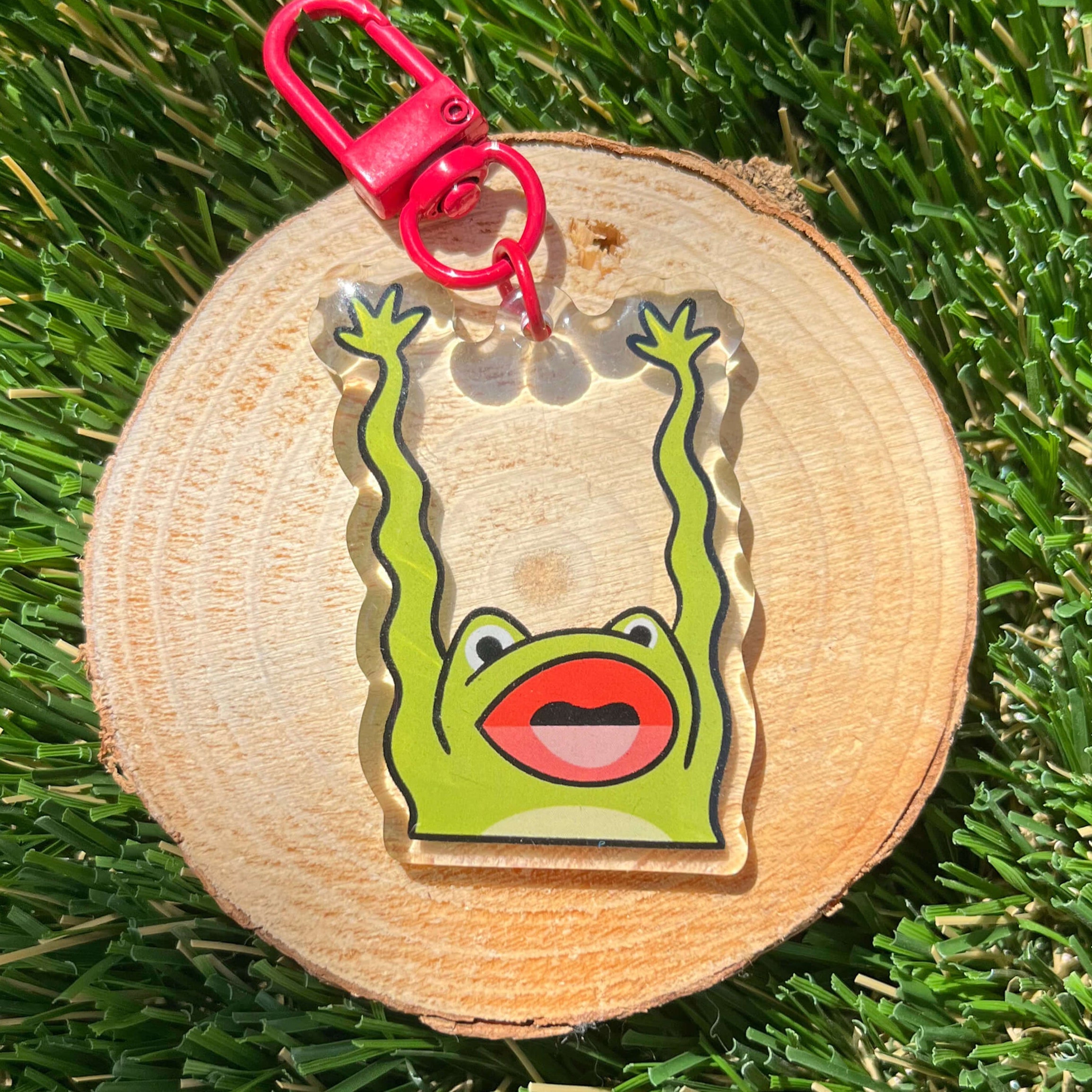 Wiggly Frog Keychain