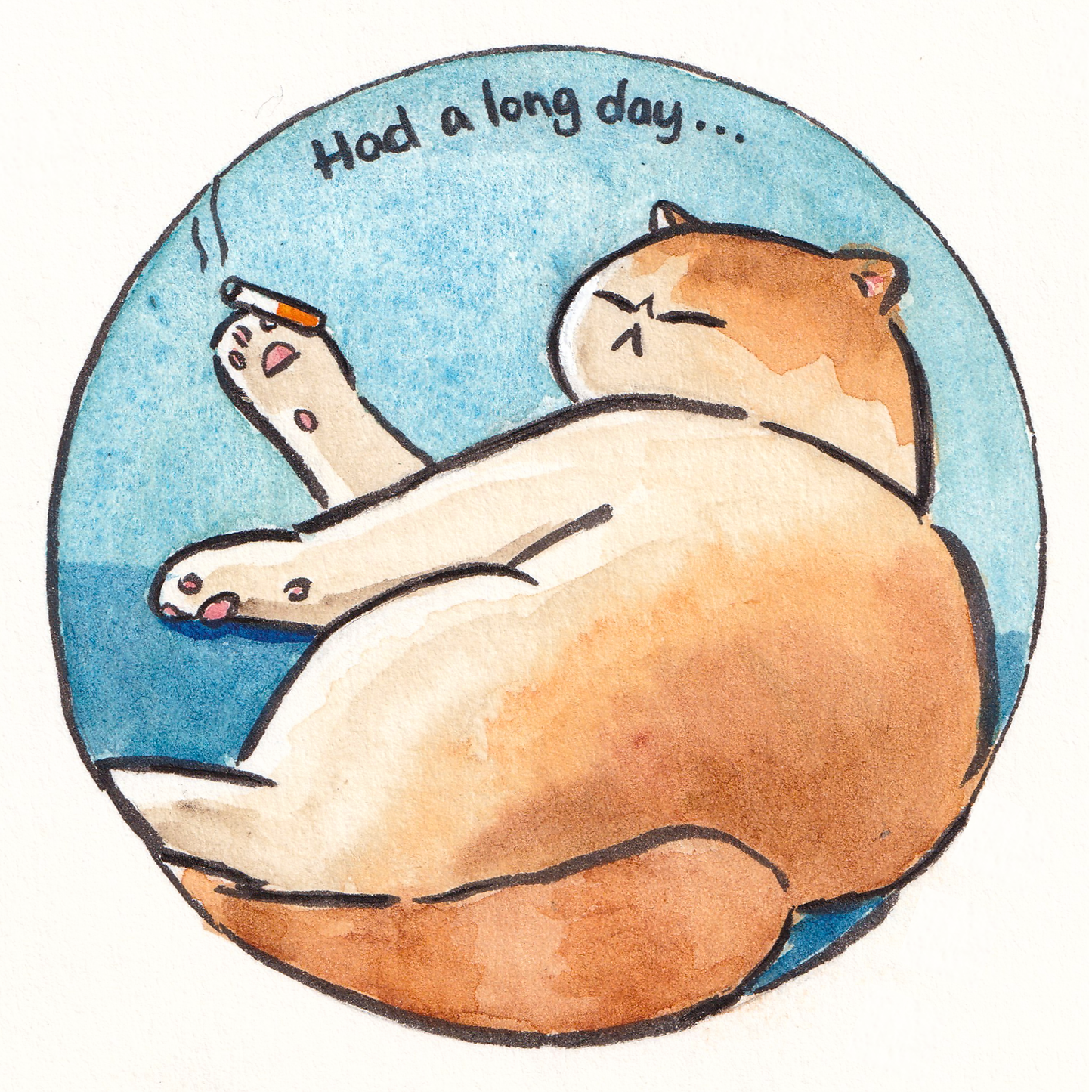 Had A Long Day Sticker