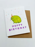 Hoppy Birthday Frog Greeting Card
