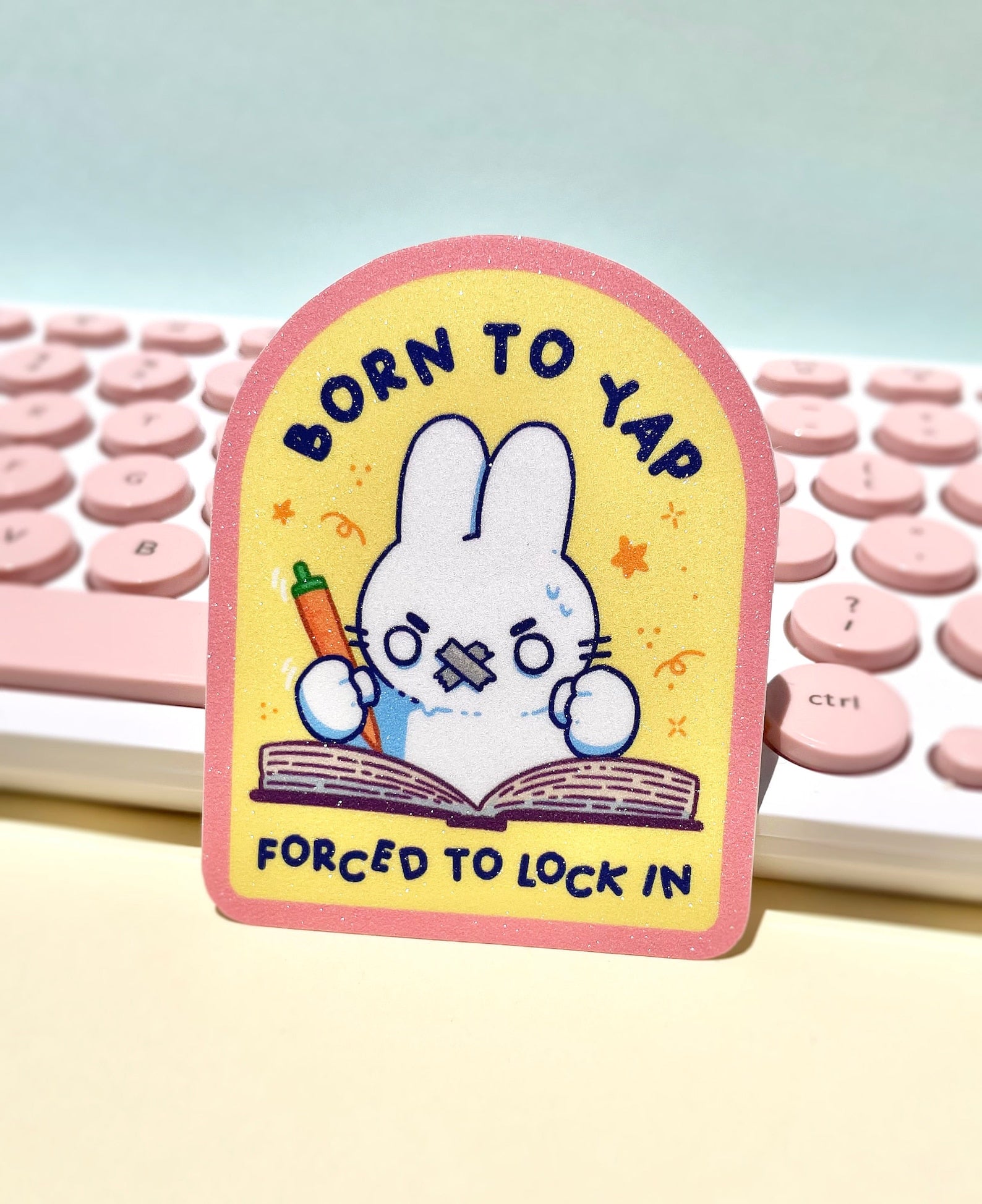 Born to Yap Sticker