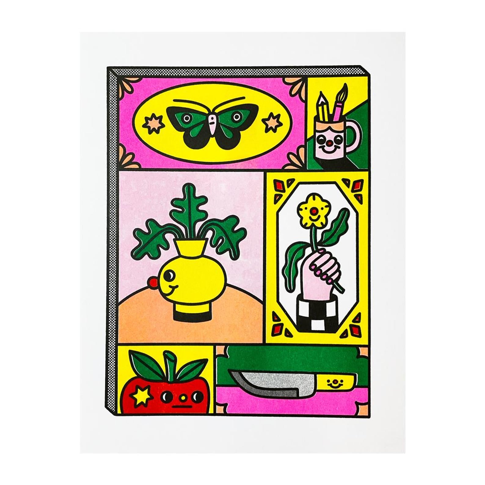 Break Time - Riso Print