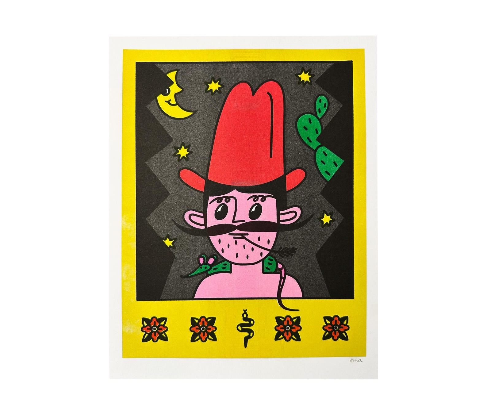 Desert Rat - Riso Print