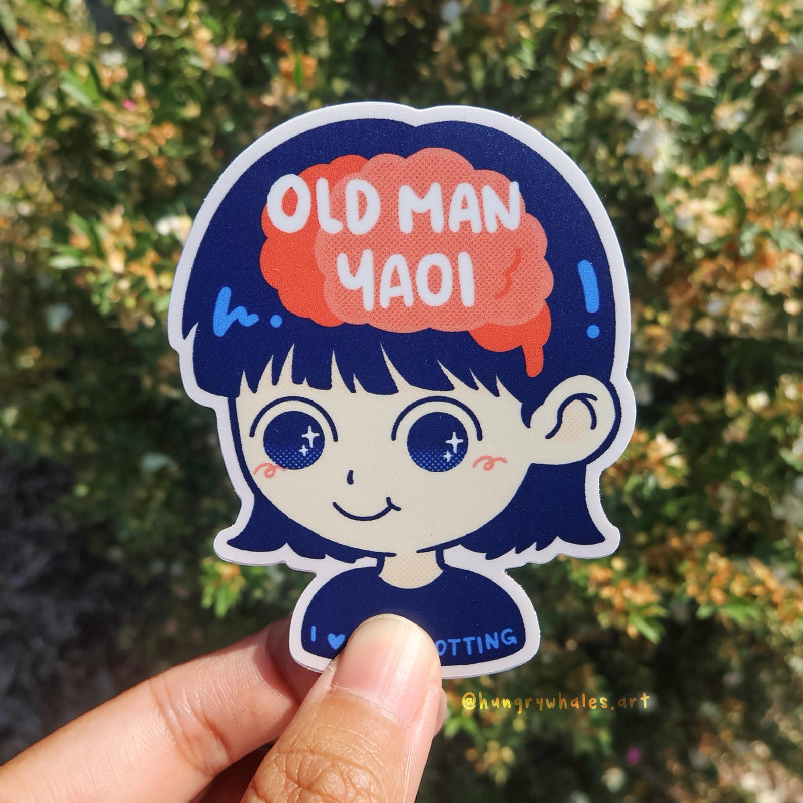 Old Man Yaoi Sticker