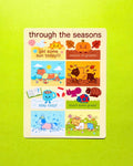 Through the Seasons Wiener Dog Sticker Sheet
