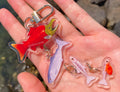 Salmon Life Cycle Charm Keychain