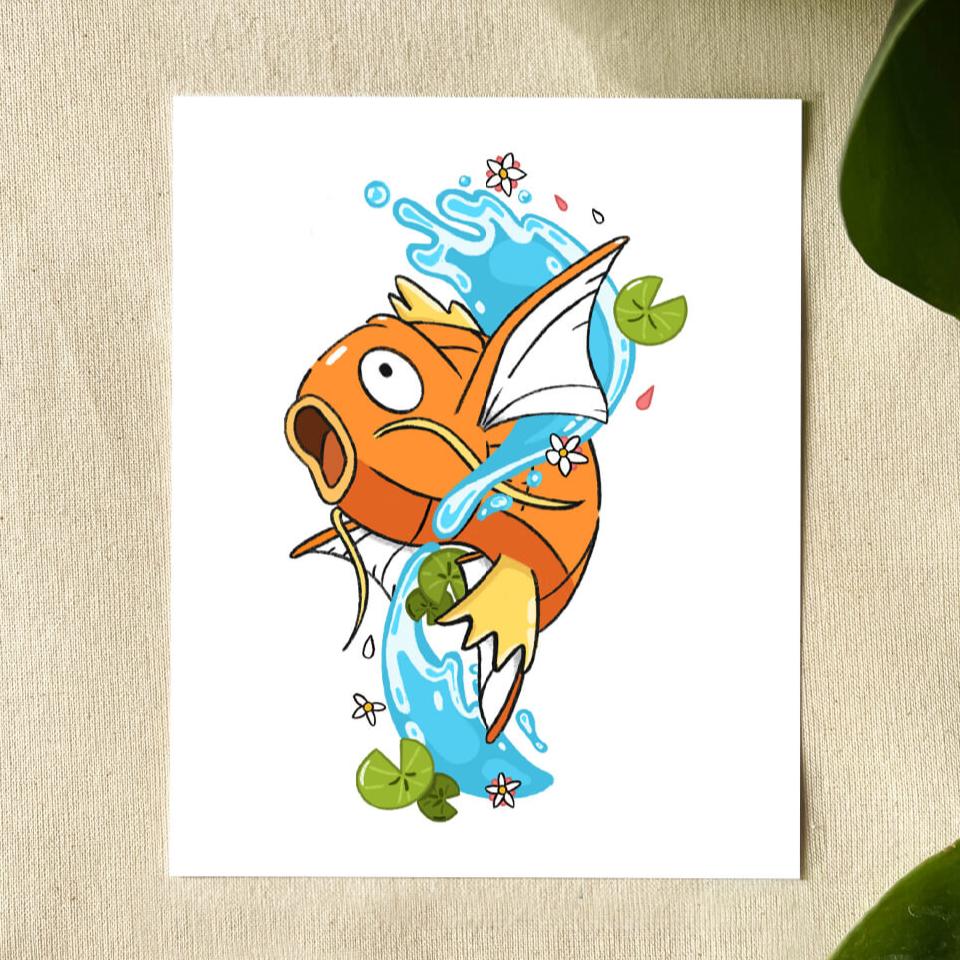Koi Fish 8x10 Print