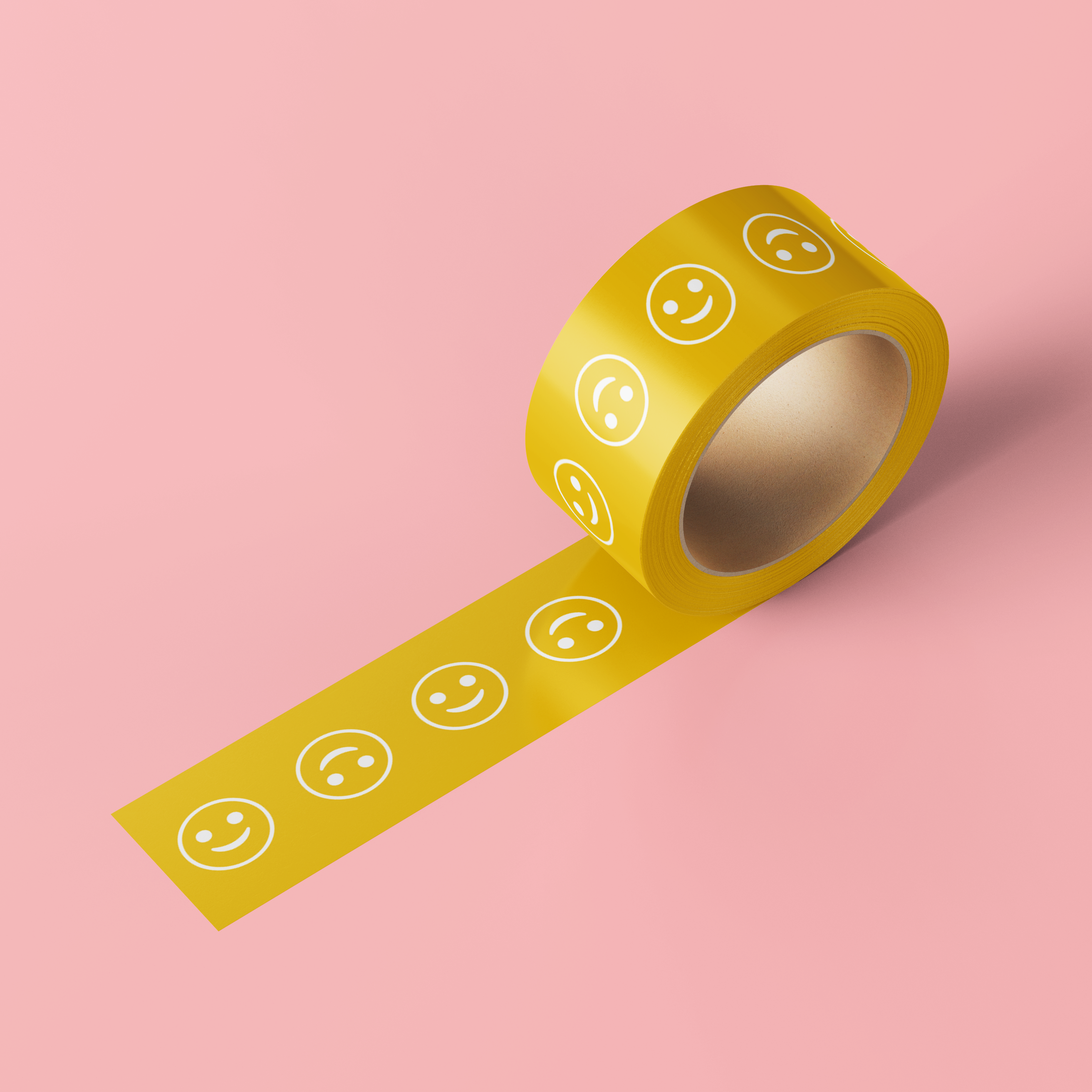 Yellow Smiles Washi Tape