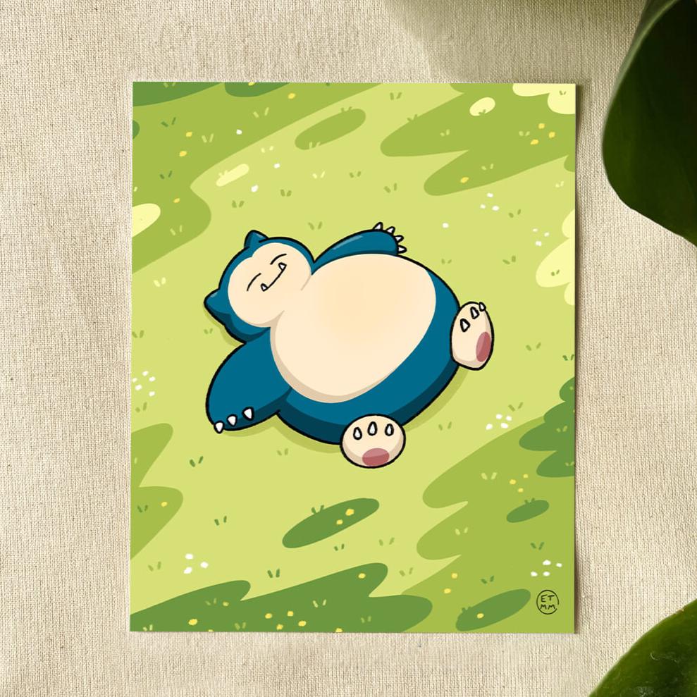 Sleeping Normal Type 5x7 Print