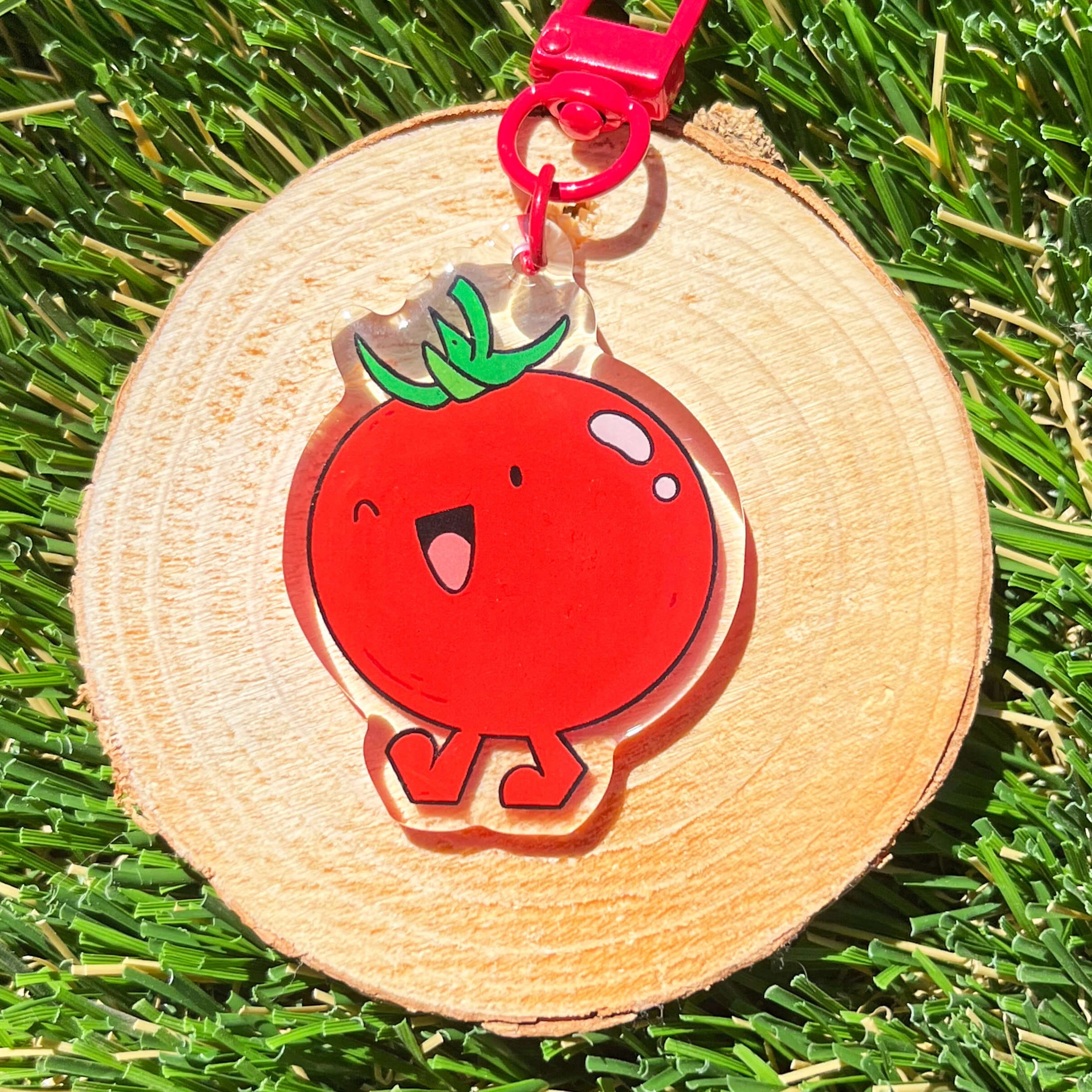 Tomato Keychain