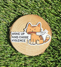 Violence Cat Sticker