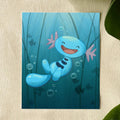 Water Axolotl 5x7 Print