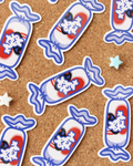 White Bunny Sticker